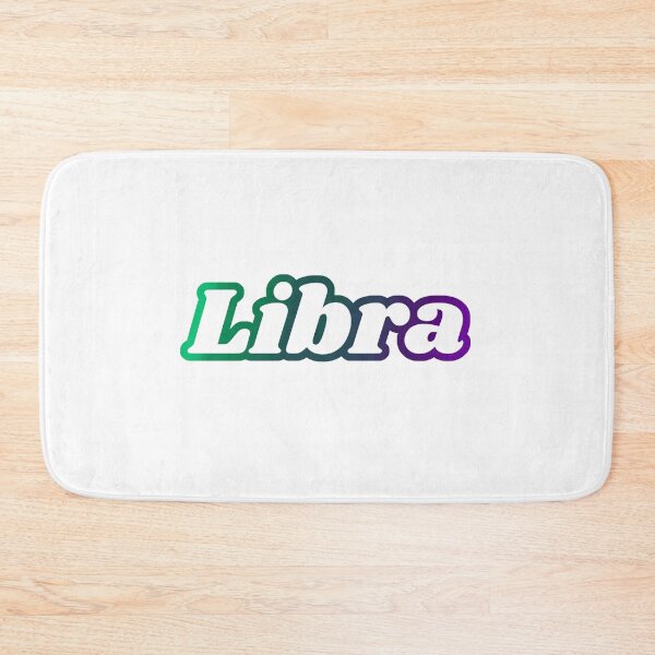 Item preview, Libra Zodiac - Elegant Symmetrical Astrology Typography designed and sold by Niji Hibana.