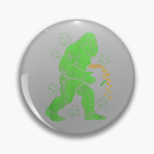 Item preview, Lucky Irish Bigfoot with Shamrock Coin designed and sold by mjohnson9.