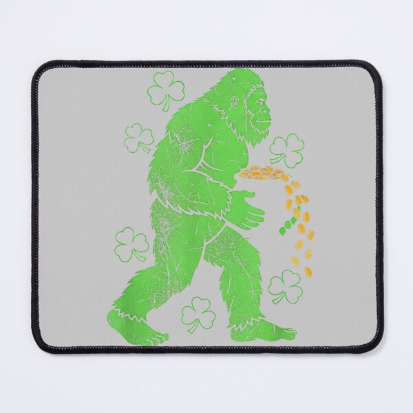 Item preview, Lucky Irish Bigfoot with Shamrock Coin designed and sold by mjohnson9.