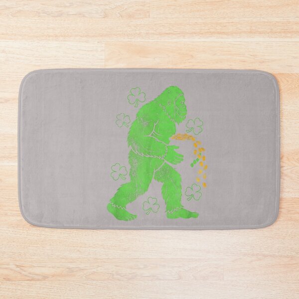 Item preview, Lucky Irish Bigfoot with Shamrock Coin designed and sold by mjohnson9.