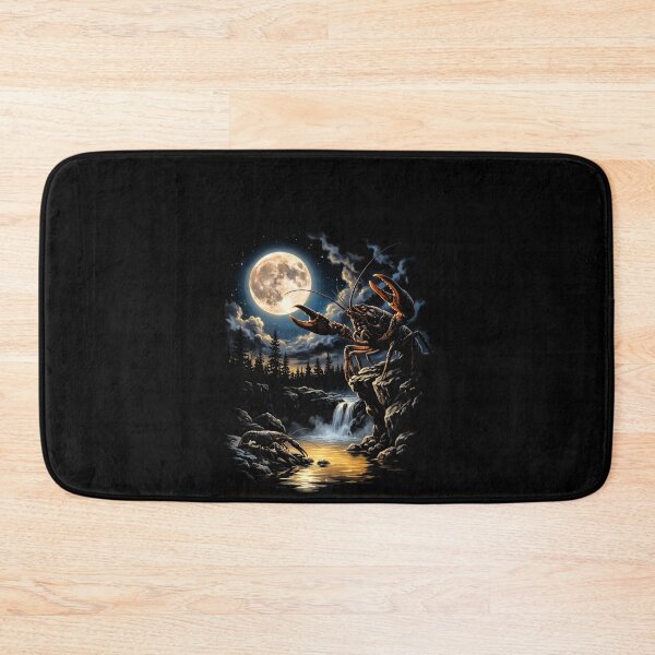 Item preview, Lobster Full Moon Ocean Night Marine Life Design designed and sold by SofenArt.