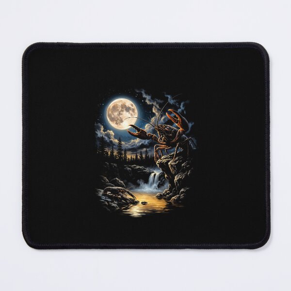Item preview, Lobster Full Moon Ocean Night Marine Life Design designed and sold by SofenArt.