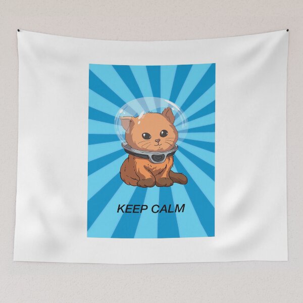 Item preview, Keep calm - Subnautica cat poster designed and sold by Catticore.