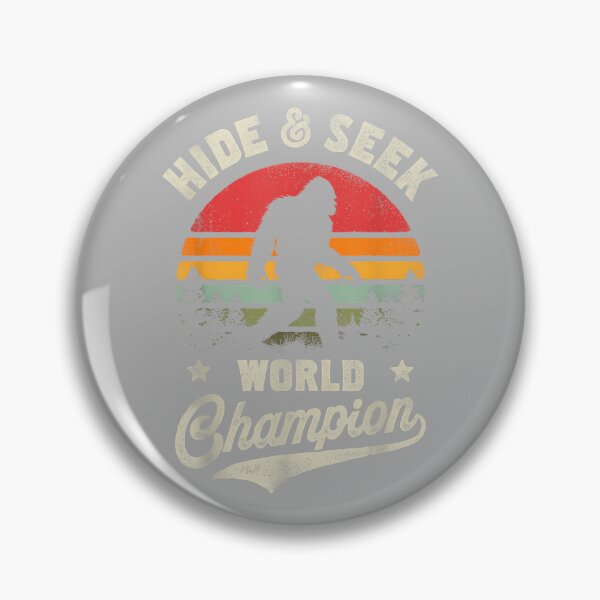 Item preview, Bigfoot Hide and Seek World Champion Sasquatch Retro Vintage Small designed and sold by GreggRoss.