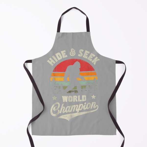 Item preview, Bigfoot Hide and Seek World Champion Sasquatch Retro Vintage Small designed and sold by GreggRoss.