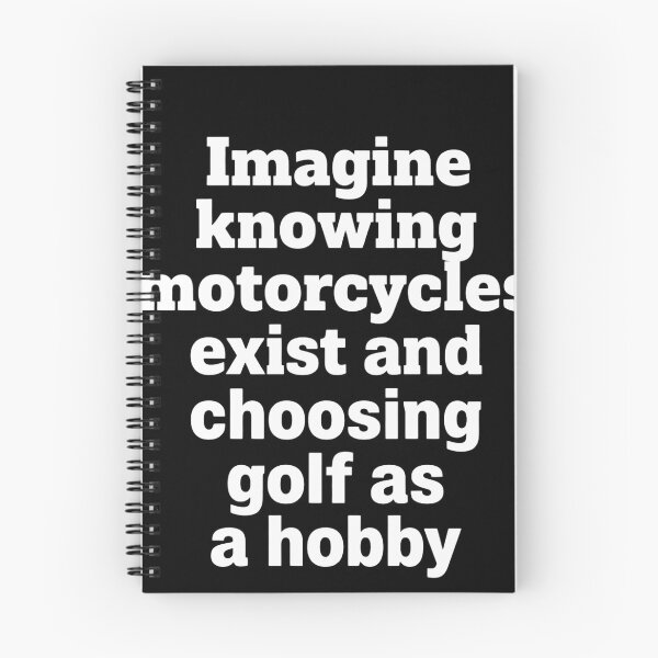 Item preview, Funny Motorcycle Quote - Imagine Choosing Golf Instead of Biking designed and sold by haitrieuic96.