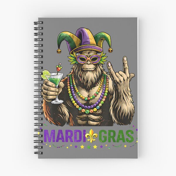 Item preview, Mardi Gras Bigfoot Rock Funny Boys Kids Men Sasquatch designed and sold by mjohnson9.