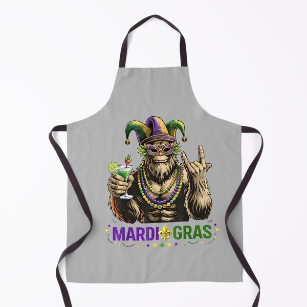 Item preview, Mardi Gras Bigfoot Rock Funny Boys Kids Men Sasquatch designed and sold by mjohnson9.