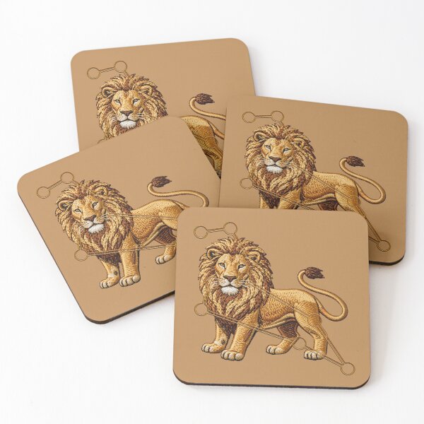 Item preview, Leo zodiac sign astrology with constellation "embroidered" designed and sold by Kimenta Fashion.