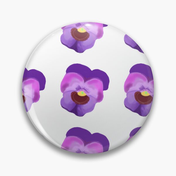Item preview, Purple Pansy Flower Pattern designed and sold by Kazewalk.