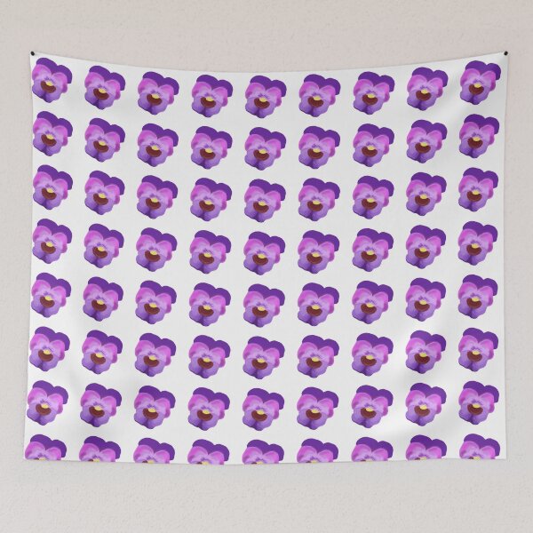 Item preview, Purple Pansy Flower Pattern designed and sold by Kazewalk.