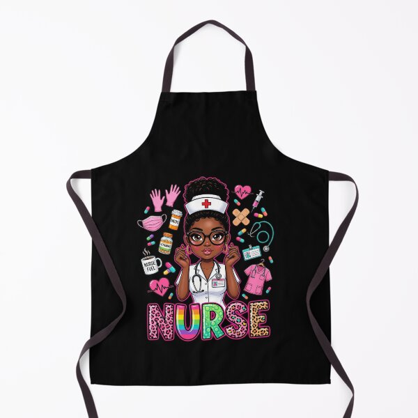 Item preview, Nurse Cute Black Nurse Colorful RN LPN Healthcare Tee designed and sold by SofenArt.