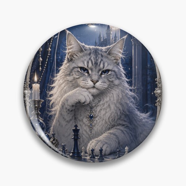 Artikelvorschau, Der Manipulator – Königliche Schachkatze (Gothic-Spielkarte) entworfen und verkauft von LovelyCatGalaxy.