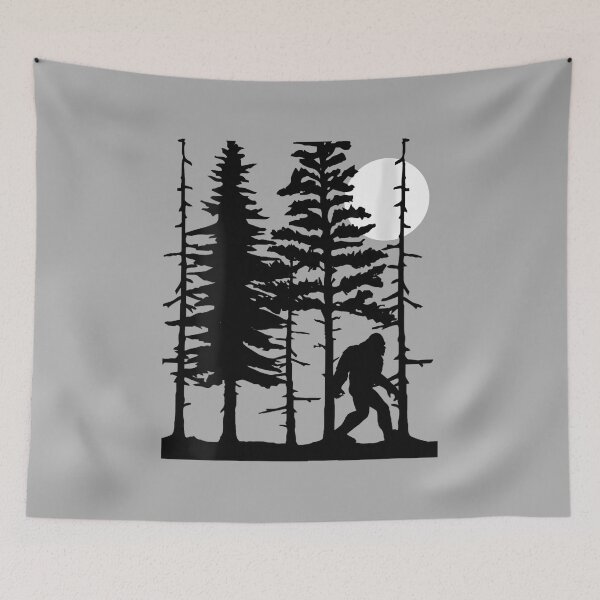 Item preview, Womens Bigfoot Hiding in Forest for Sasquatch Believers V-Neck designed and sold by ArleneRowe.