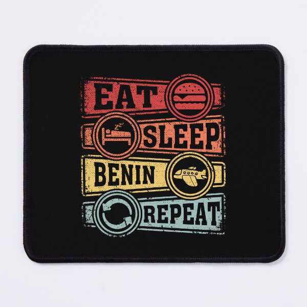 Item preview, Eat Sleep Benin Repeat designed and sold by GabbyKash.
