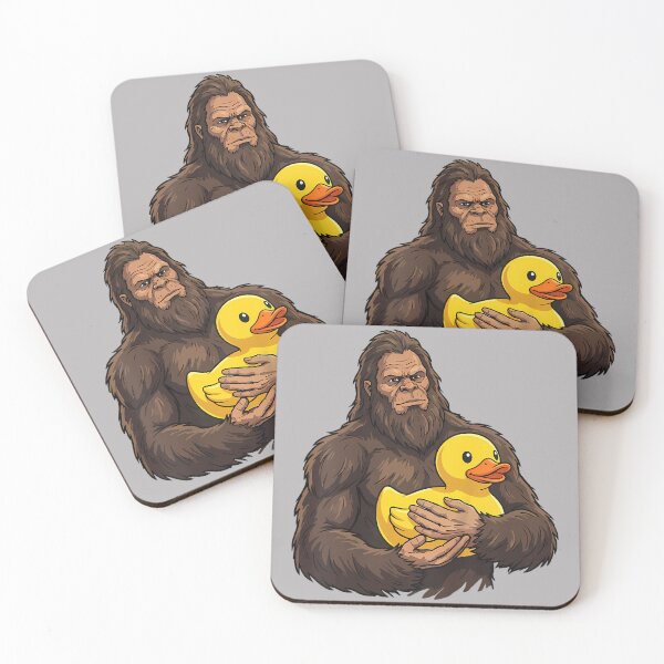 Item preview, Bigfoot Holding Rubber Duck designed and sold by GreggRoss.