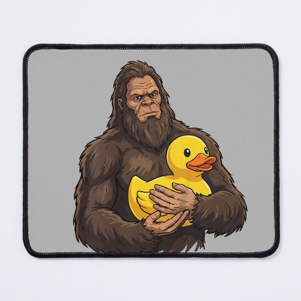 Item preview, Bigfoot Holding Rubber Duck designed and sold by GreggRoss.