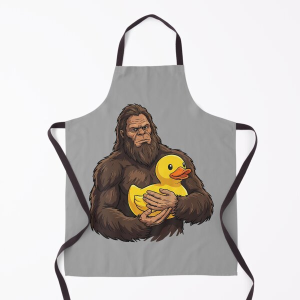 Item preview, Bigfoot Holding Rubber Duck designed and sold by GreggRoss.