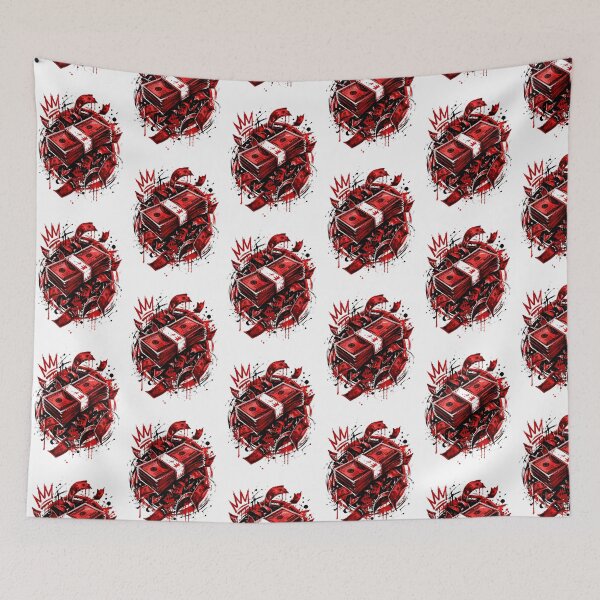 Item preview, Red Cash Streetwear Money Storm designed and sold by DeluxeLK.