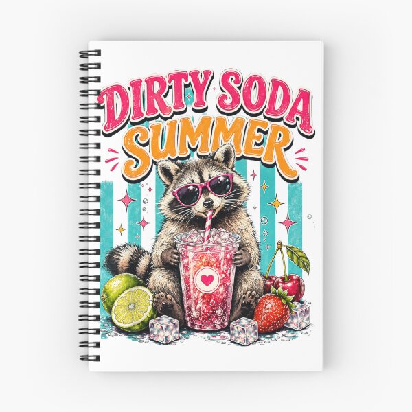 Item preview, Dirty Soda Summer Retro Raccoon Essential T-Shirt designed and sold by Maravillio.