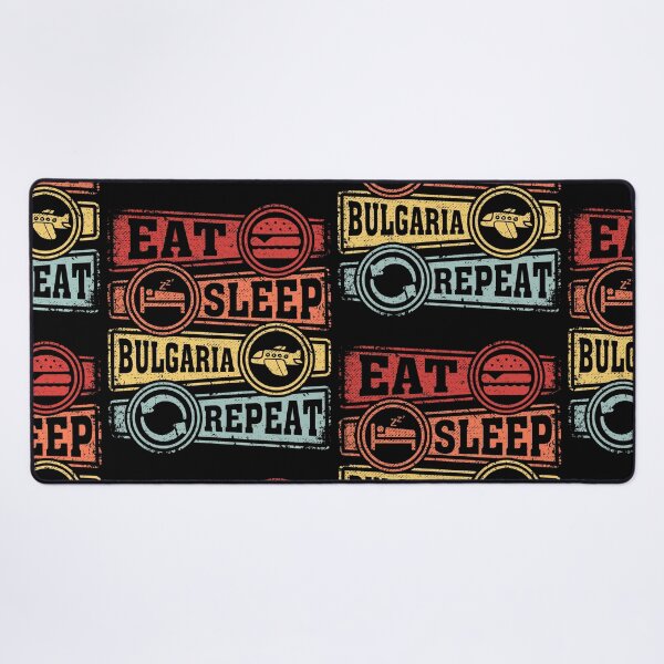 Item preview, Eat Sleep Bulgaria Repeat designed and sold by GabbyKash.