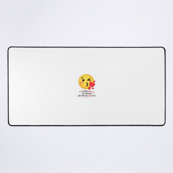 Item preview, Cute Kiss Emoji Sticker | Romantic Love Quote Design designed and sold by Ishratparween11.