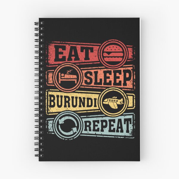 Item preview, Eat Sleep Burundi Repeat designed and sold by GabbyKash.