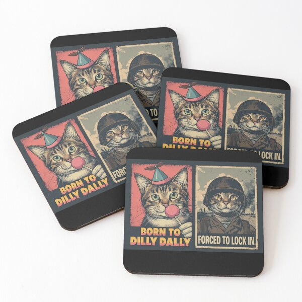 Item preview, Born to Dilly Dally, forced to lock in. designed and sold by zingbing.