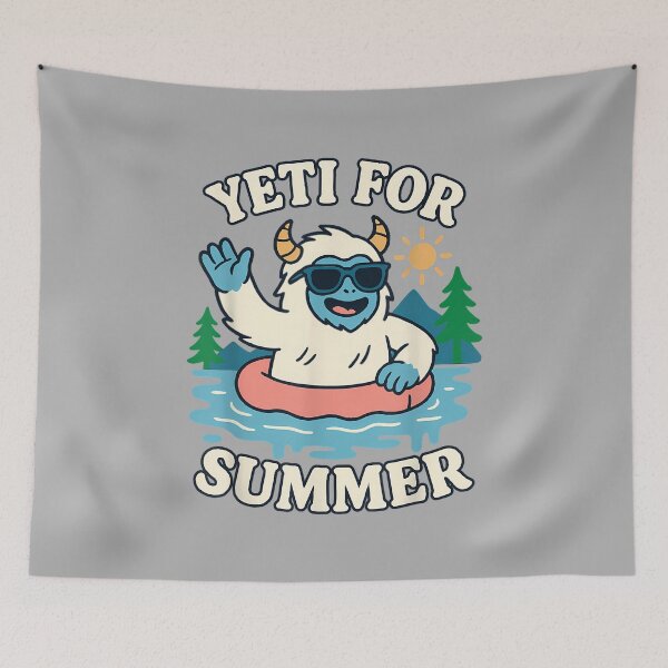 Item preview, Yeti For Summer Funny Bigfoot Cool Lake Beach Vacation Fun designed and sold by ArleneRowe.