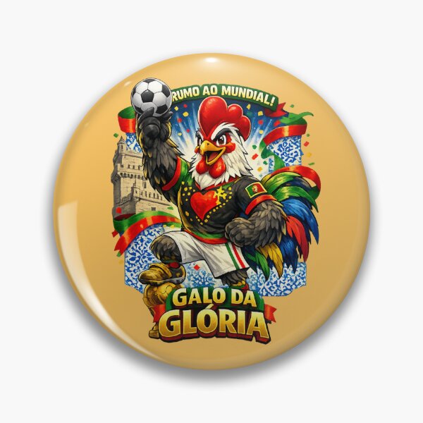 Item preview, Portugal Rooster World Cup 2026 Fan Art designed and sold by Retro Arabica.