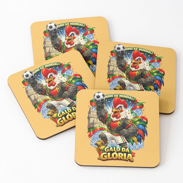 Item preview, Portugal Rooster World Cup 2026 Fan Art designed and sold by Retro Arabica.