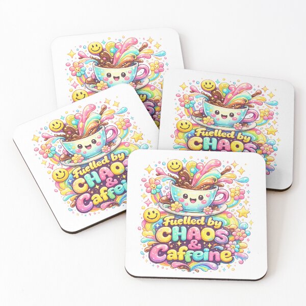 Item preview, Dopamine Coffee Chaos Retro 90s | Funny Caffeine Addict T-Shirt designed and sold by NeonVoid Studio.