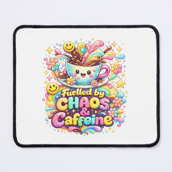 Item preview, Dopamine Coffee Chaos Retro 90s | Funny Caffeine Addict T-Shirt designed and sold by NeonVoid Studio.