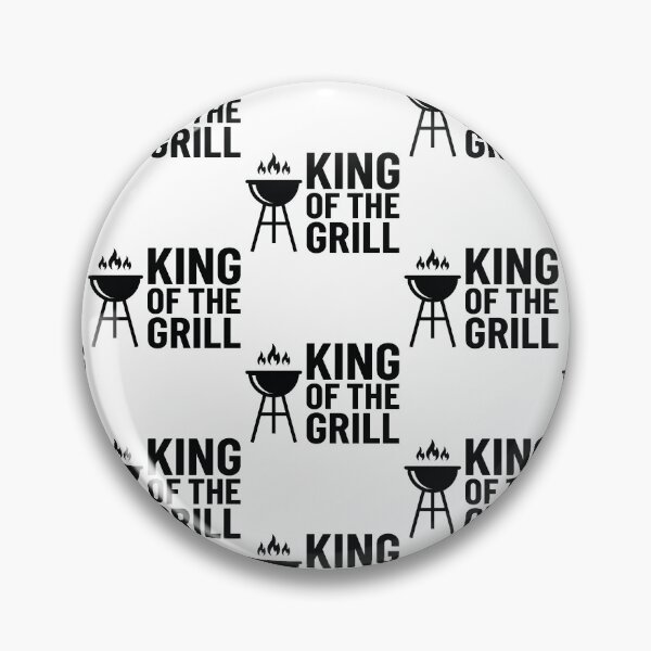 Item preview, King of the Grill BBQ Dad Father's Day designed and sold by TeNovaStudio.