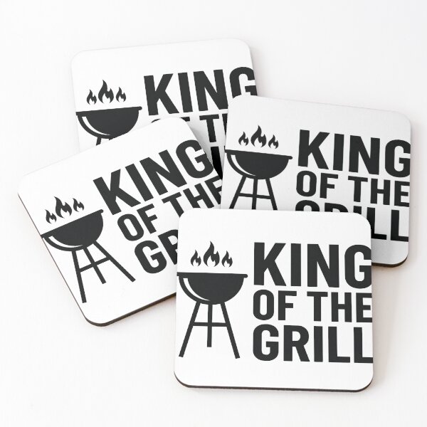 Item preview, King of the Grill BBQ Dad Father's Day designed and sold by TeNovaStudio.