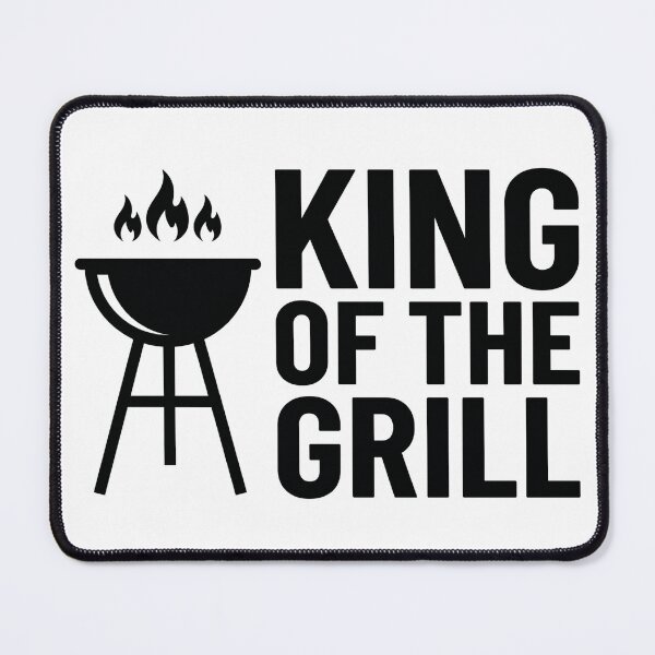 Item preview, King of the Grill BBQ Dad Father's Day designed and sold by TeNovaStudio.