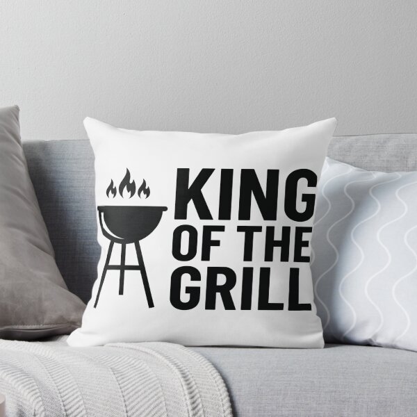 Item preview, King of the Grill BBQ Dad Father's Day designed and sold by TeNovaStudio ⭐⭐⭐⭐⭐.
