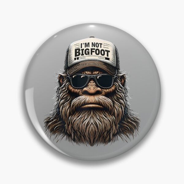 Item preview, Bigfoot in Disguise Sasquatch Sunglasses Trucker Hat Bigfoot designed and sold by GreggRoss.