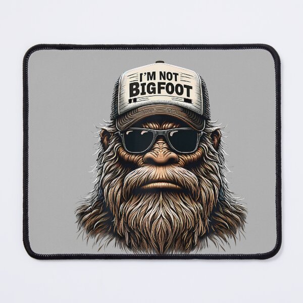 Item preview, Bigfoot in Disguise Sasquatch Sunglasses Trucker Hat Bigfoot designed and sold by GreggRoss.