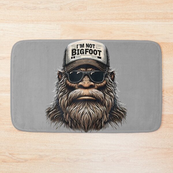 Artikelvorschau, Bigfoot in Verkleidung Sasquatch Sonnenbrille Truckermütze Bigfoot entworfen und verkauft von GreggRoss.
