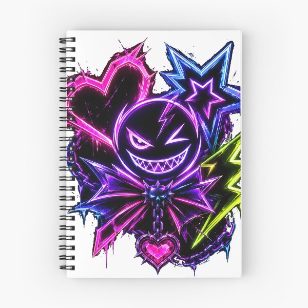 Item preview, Neon Cyberpunk Smiley Heart Emblem designed and sold by smktheduck.