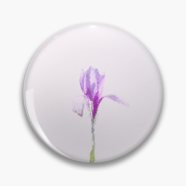Item preview, Purple Iris – Vintage Cozy Botanical Watercolor designed and sold by WhiteBreeze.