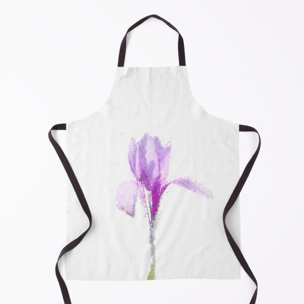 Item preview, Purple Iris – Vintage Cozy Botanical Watercolor designed and sold by WhiteBreeze.