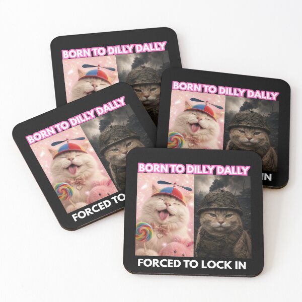 Item preview, Born to Dilly Dally, forced to lock in. designed and sold by zingbing.