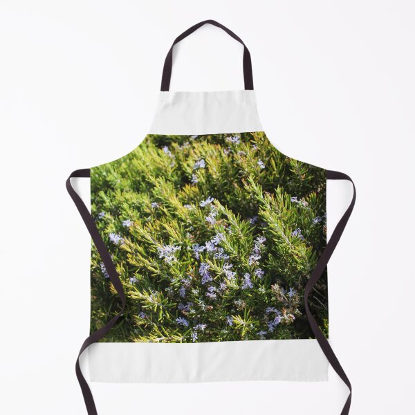 Item preview, Fresh Rosemary Herb Bush With Small Purple Flowers In Sunny Garden Close-Up designed and sold by Nmallia.