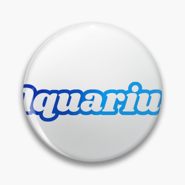 Item preview, The Water Bearer - Retro Aquarius Zodiac Text Art designed and sold by Niji Hibana.