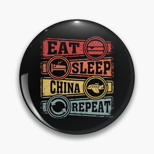 Item preview, Eat Sleep China Repeat designed and sold by GabbyKash.