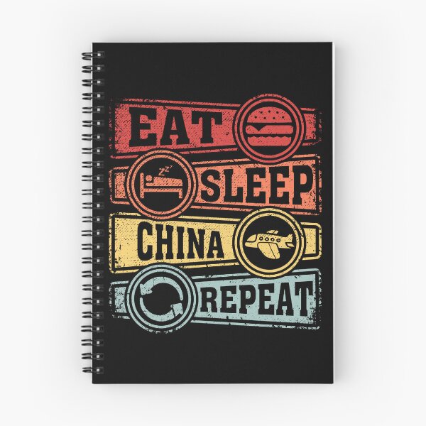 Artikelvorschau, Eat Sleep China Repeat entworfen und verkauft von GabbyKash.