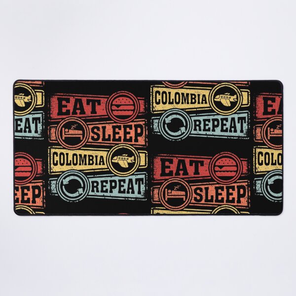 Item preview, Eat Sleep Colombia Repeat designed and sold by GabbyKash.