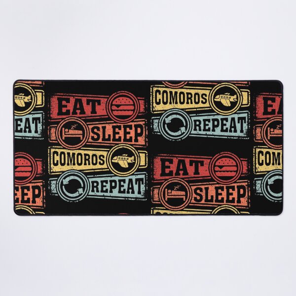 Item preview, Eat Sleep Comoros Repeat designed and sold by GabbyKash.